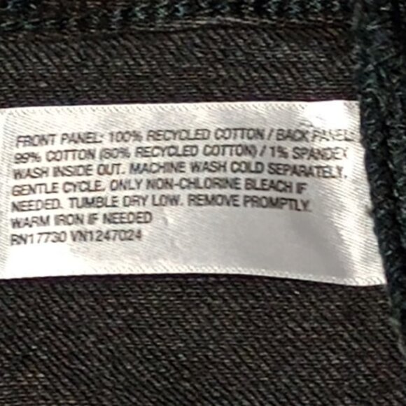 Wild Fable Black Wash Women's High-Rise Straight Button Fly Jeans NWT - Picture 9 of 11